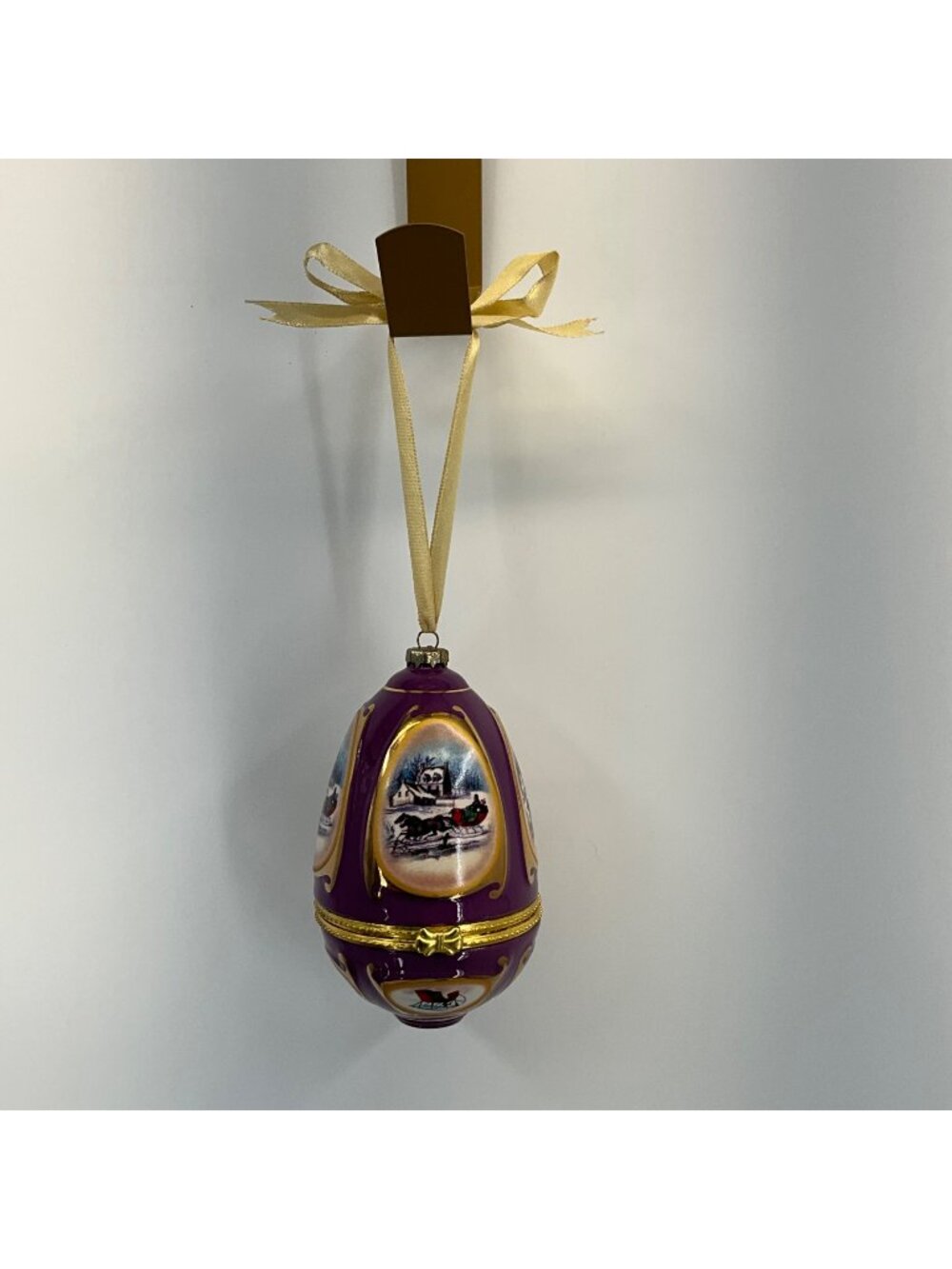 Mr. Christmas Musical Egg Ornament Valerie Parr Hill (Not working)